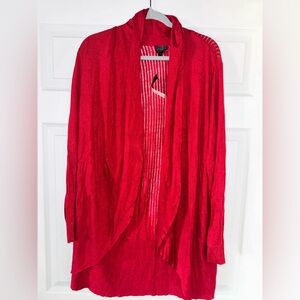 Worthington Vibrant Rumba Red Women's Cardigan